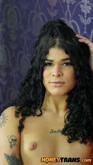 Petite Latina Teen Trans Moana Toys Ass And Masturbates - Photo 109