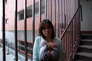 Japanese cougar bares it all to have her pussy drilled - Photo 65