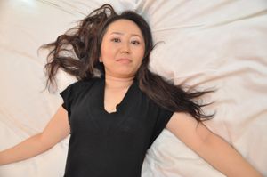 Japanese MILF gets her hairy pussy filled with cum - Photo 38
