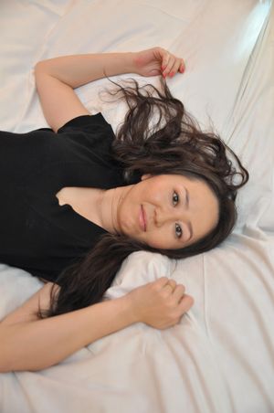 Japanese MILF gets her hairy pussy filled with cum - Photo 52