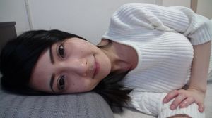 Petite amateur Japanese teen squeals and takes in a big creampie - Photo 41