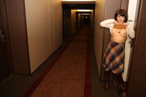 Japanese Cougar Exhibitionist Gets Creampie - Photo 68