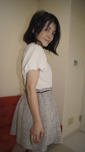 Skinny Japanese Cougar Gets Hairy Pussy Creampie POV - Photo 35