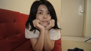 Skinny Japanese Cougar Gets Hairy Pussy Creampie POV - Photo 40