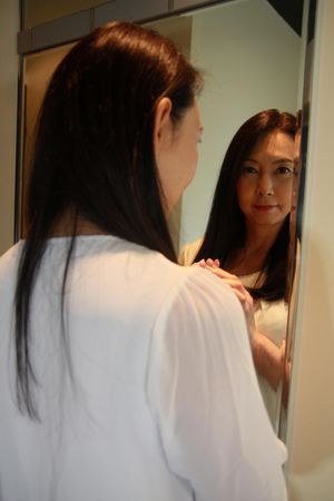 Slender Mature Japanese Babe Rides Dick POV Until Creampie - Photo 49