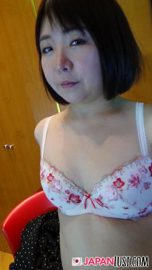 Chubby Japanese MILF Strips Nude For Toys And POV Creampie - Photo 106