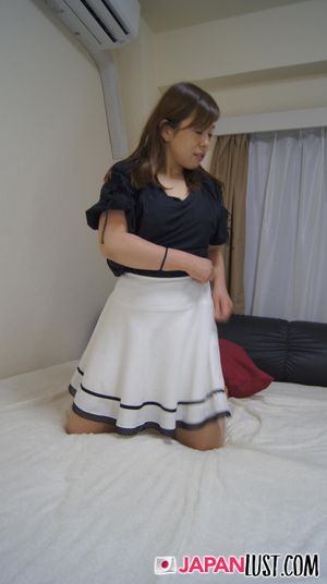 Japanese Cougar Lifts Skirt For Hairy Pussy Sex And Creampie - Photo 261