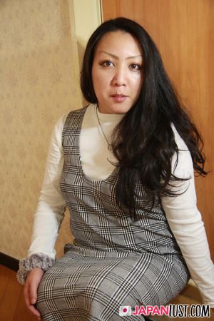 Chubby Japanese Cougar Strips To Ride Cock POV - Photo 48
