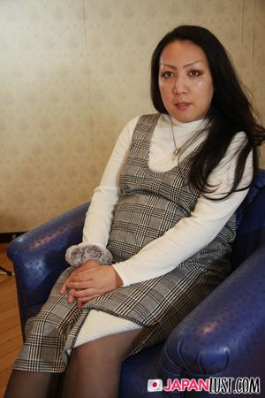 Chubby Japanese Cougar Strips To Ride Cock POV - Photo 53