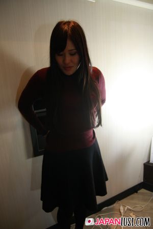 Japanese Businesswoman Strips To Get Pussy Used POV - Photo 76
