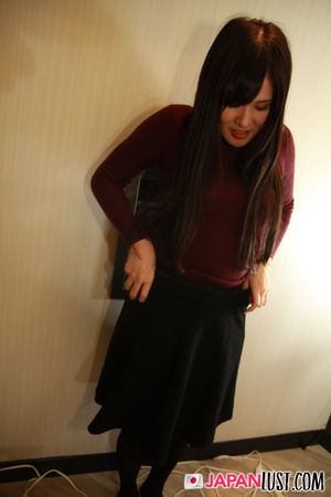 Japanese Businesswoman Strips To Get Pussy Used POV - Photo 77