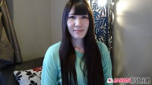 Petite Japanese MILF Strips For POV Sex And Creampie - Photo 5