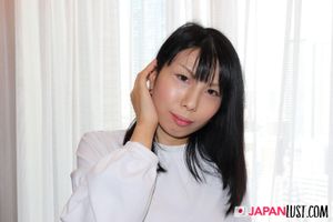 Petite Japanese MILF Squirts For POV Sex - Photo 9