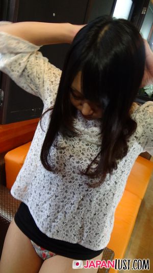 Cute Japanese MILF Strips For POV Toys And Sex - Photo 105