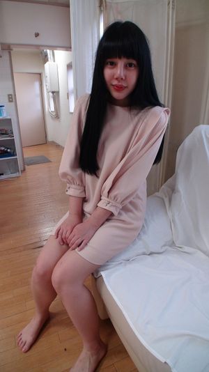 Adorable busty Japanese teen squeezes creampie out of pussy - Photo 162