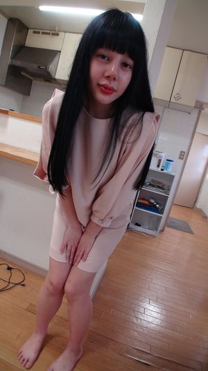 Adorable busty Japanese teen squeezes creampie out of pussy - Photo 178