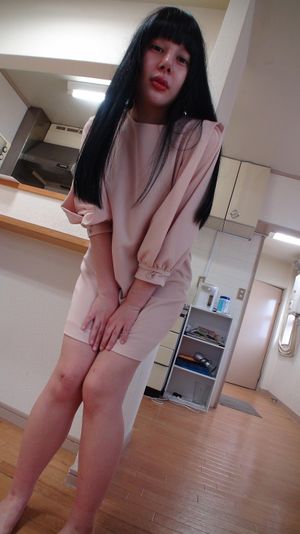 Adorable busty Japanese teen squeezes creampie out of pussy - Photo 180
