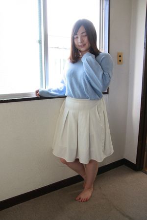 Amateur Japanese teen with shaved pussy explores toys and cock inside her - Photo 80