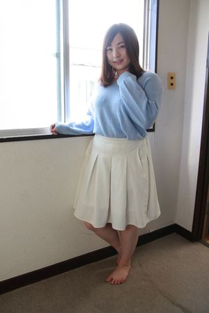 Amateur Japanese teen with shaved pussy explores toys and cock inside her - Photo 81