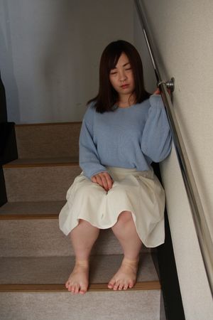 Amateur Japanese teen with shaved pussy explores toys and cock inside her - Photo 89