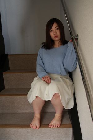Amateur Japanese teen with shaved pussy explores toys and cock inside her - Photo 90