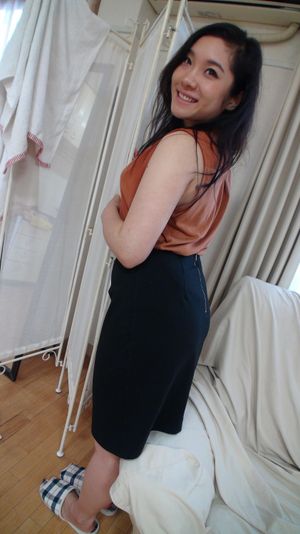 Amateur Japanese teen Ayako Miyazumi likes it deep in her wet pussy - Photo 37