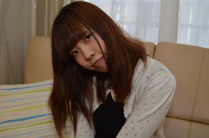 Japanese teen strips her black stockings - Photo 15