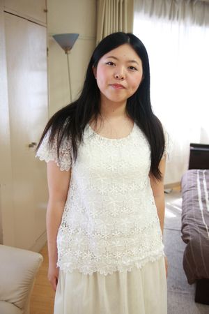 Cute Japanese Teen In White Summer Dress - Photo 15