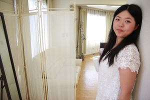 Cute Japanese Teen In White Summer Dress - Photo 41
