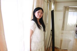 Cute Japanese Teen In White Summer Dress - Photo 46
