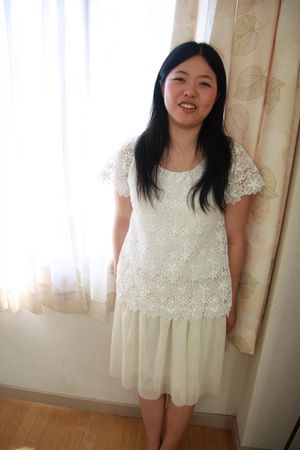 Cute Japanese Teen In White Summer Dress - Photo 57