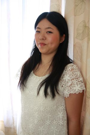 Cute Japanese Teen In White Summer Dress - Photo 60