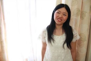 Cute Japanese Teen In White Summer Dress - Photo 70