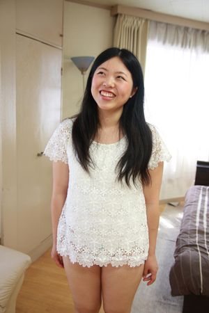 Cute Japanese Teen In White Summer Dress - Photo 90