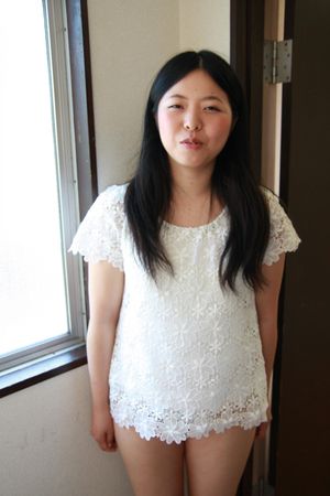 Cute Japanese Teen In White Summer Dress - Photo 97