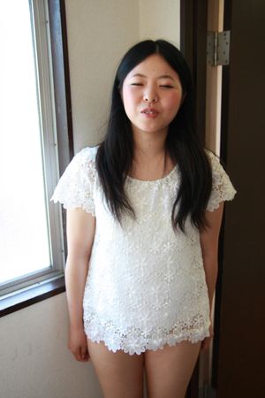 Cute Japanese Teen In White Summer Dress - Photo 98