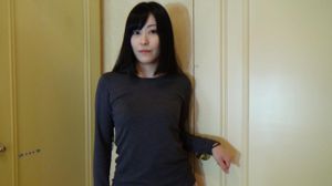 Slender Pale Japanese Teen Gets POV Creampie - Photo 28