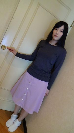 Slender Pale Japanese Teen Gets POV Creampie - Photo 3