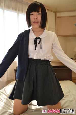Japanese Schoolgirl Amateur Wants Cream In Her Perfect Pussy - Photo 79