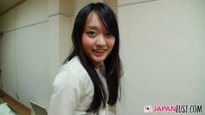 Petite Japan Teen Bends Over For POV Sex And Creampie - Photo 29