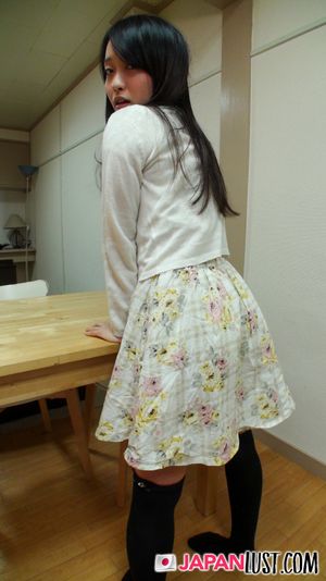 Petite Japan Teen Bends Over For POV Sex And Creampie - Photo 30