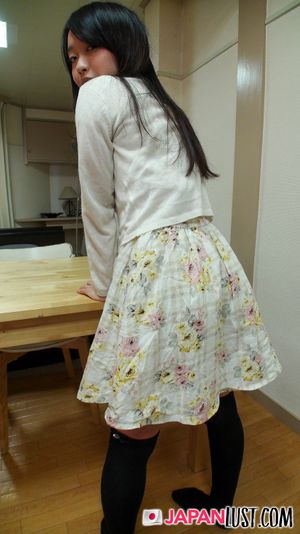 Petite Japan Teen Bends Over For POV Sex And Creampie - Photo 37