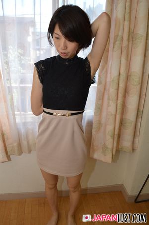 Skinny Japanese Teen Watches Creampie Drip Out Of Her - Photo 36