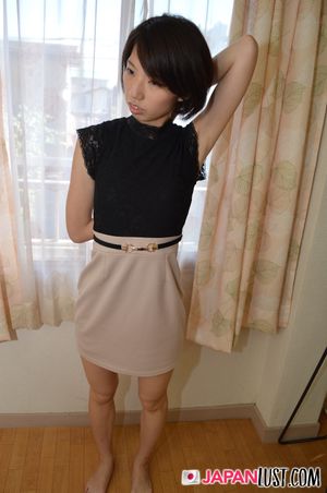 Skinny Japanese Teen Watches Creampie Drip Out Of Her - Photo 40