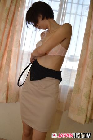 Skinny Japanese Teen Watches Creampie Drip Out Of Her - Photo 51