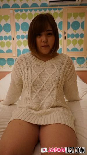 Chubby Japanese Teen Bred In Her Hairy Pussy POV - Photo 22