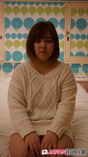 Chubby Japanese Teen Bred In Her Hairy Pussy POV - Photo 3