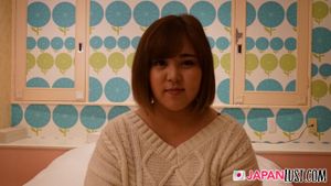 Chubby Japanese Teen Bred In Her Hairy Pussy POV - Photo 4