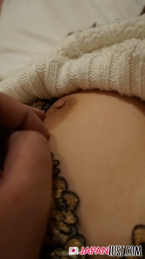 Chubby Japanese Teen Bred In Her Hairy Pussy POV - Photo 66