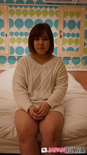 Chubby Japanese Teen Bred In Her Hairy Pussy POV - Photo 7